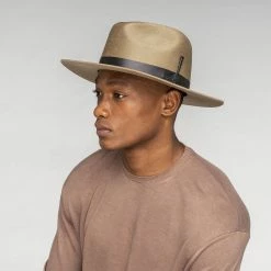 Godwin - Bailey Wool Velour Fedora Hat -fashionablehats Sales Shop 37189bh bailey of hollywood godwin fedora taupe 9 14