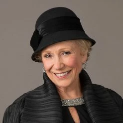 Starling - Walrus Hats Black Wool Felt Cloche Hat - H7017 -fashionablehats Sales Shop 80570