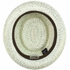 Larson - Bailey Straw Pork Pie Hat -fashionablehats Sales Shop 81742BH Bailey Of Hollywood Larson Pork Pie LINEN MULTI 5