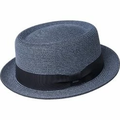 Waits - Bailey Straw Pork Pie Hat 26 Waits - Bailey Straw Pork Pie Hat -fashionablehats Sales Shop 81810 bailey of hollywood waits blue surf multi 1b 4