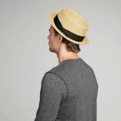 Waits - Bailey Straw Pork Pie Hat 31 Waits - Bailey Straw Pork Pie Hat -fashionablehats Sales Shop 81810 sand back 4