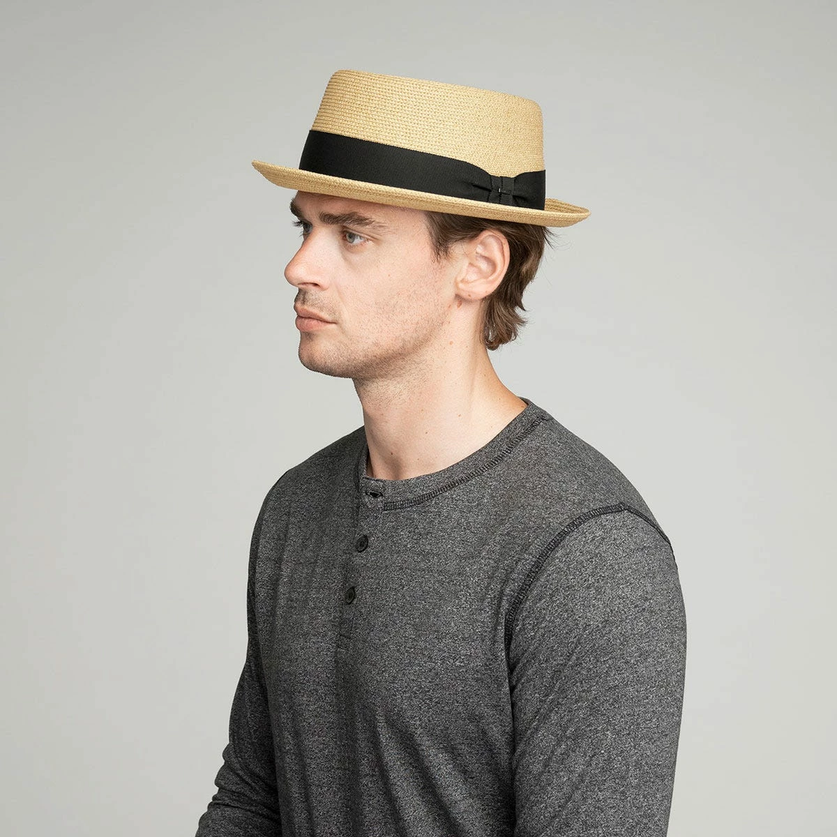 Waits - Bailey Straw Pork Pie Hat 13 Waits - Bailey Straw Pork Pie Hat - Image 11