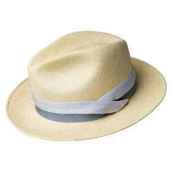 Cuban - Bailey Genuine Panama Hat -fashionablehats Sales Shop H 22776BH NATBLU 0a