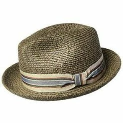 Salem - Bailey Poly Braid Toyo Straw Fedora Hat 31 Salem - Bailey Poly Braid Toyo Straw Fedora Hat -fashionablehats Sales Shop H 81650 COCONUT