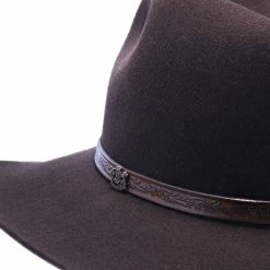 Biltmore Huntley Wool Fedora Hat -fashionablehats Sales Shop H BF03P6 CHOC 4a