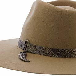Mad Rattle - Biltmore Vintage Couture Wool Felt Hat -fashionablehats Sales Shop H BF140 FAWN 3a