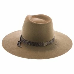 Mad Rattle - Biltmore Vintage Couture Wool Felt Hat -fashionablehats Sales Shop H BF140 FAWN 5a