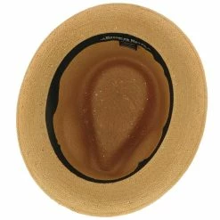 Williamsburg - Brooklyn Toast Straw Pinch Front Fedora Hat - BKN1469 -fashionablehats Sales Shop H BKN1469 TOAST 5a