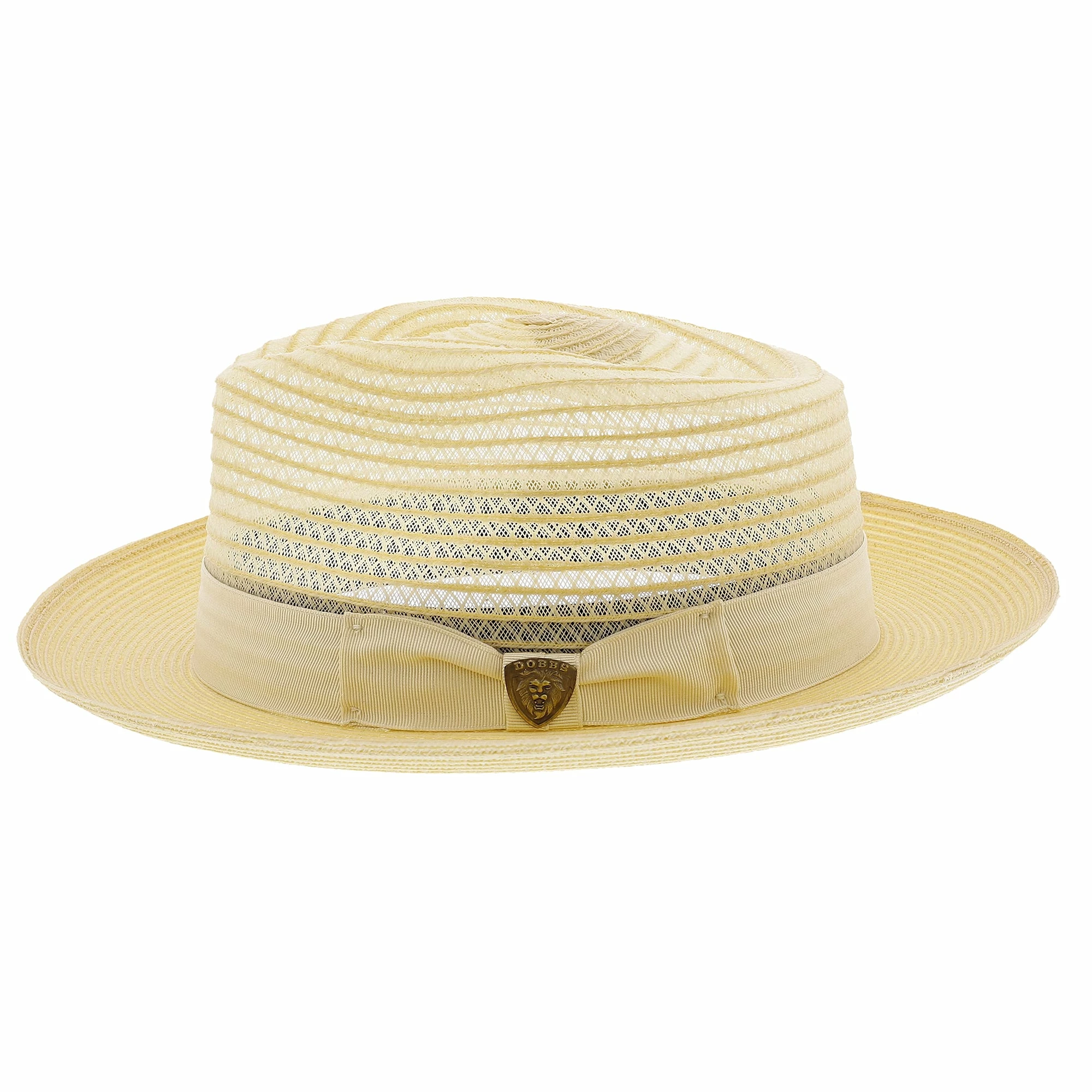 Dobbs Golden Coast Vented Milan Straw Fedora Hat 10 Dobbs Golden Coast Vented Milan Straw Fedora Hat - Image 8