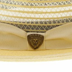 Dobbs Golden Coast Vented Milan Straw Fedora Hat 25 Dobbs Golden Coast Vented Milan Straw Fedora Hat -fashionablehats Sales Shop H DSGDCS 5