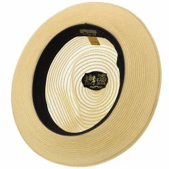 Dobbs Golden Coast Vented Milan Straw Fedora Hat 26 Dobbs Golden Coast Vented Milan Straw Fedora Hat -fashionablehats Sales Shop H DSGDCS 6