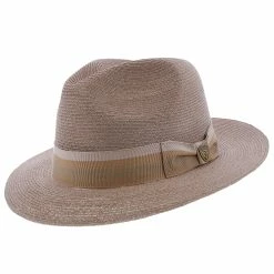 Side-Eye - Dobbs Woven Hemp Straw Fedora Hat - DSSDEY