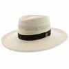 San Juan - Dobbs Vented Shantung Straw Fedora Hat -fashionablehats Sales Shop H DSVSJN NAT 0a
