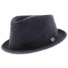 Shorty - Dobbs Wool Felt Fedora Hat -fashionablehats Sales Shop H DWSHTY GREY 0