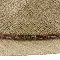 Dunraven - Stetson Seagrass Straw Fedora Hat - OSDNRV -fashionablehats Sales Shop H OSDNRV 5