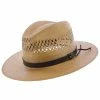 Peak View - Stetson Vented Shantung Straw Outdoor Hat - OSPKVW -fashionablehats Sales Shop H OSPKVW COPPER 0