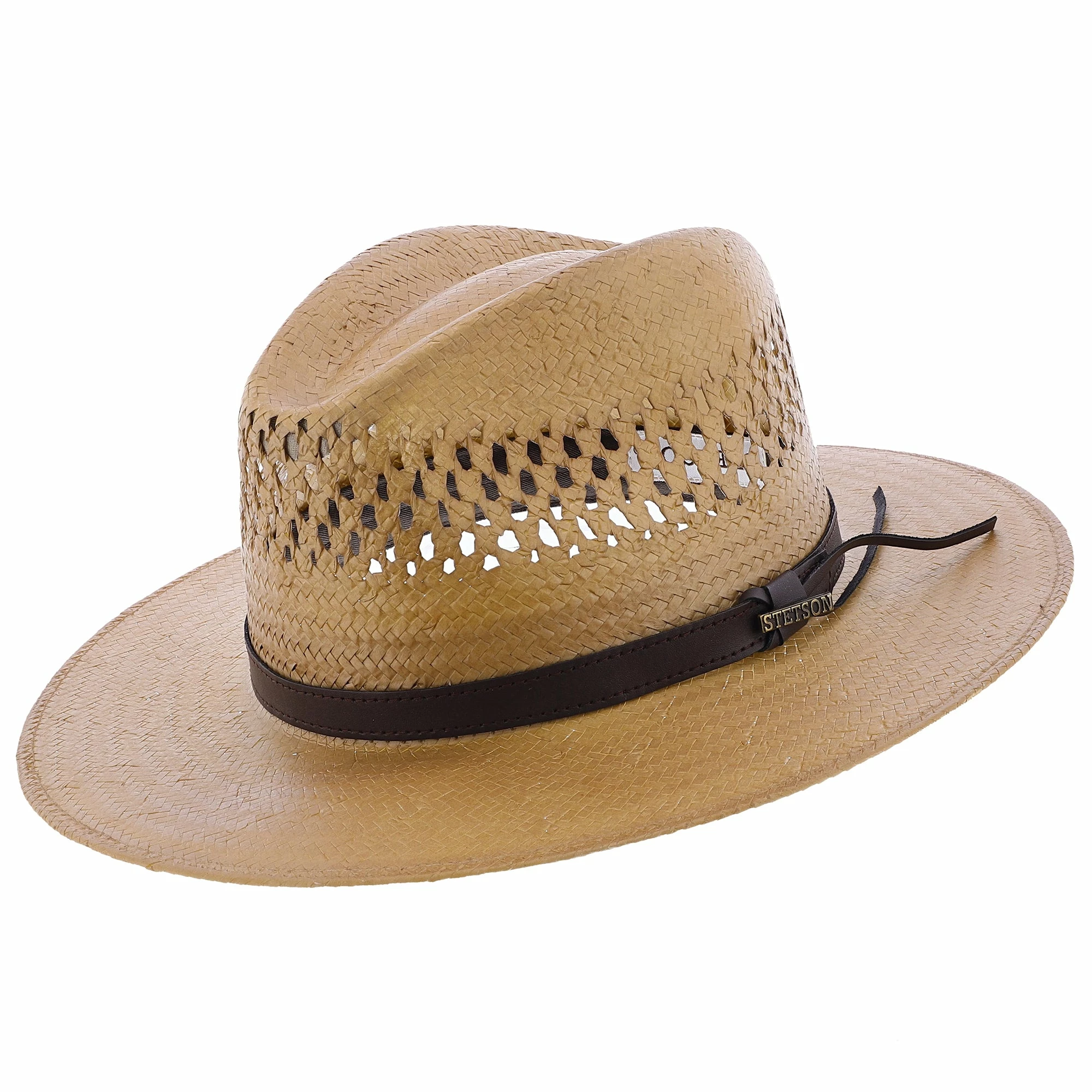 Peak View - Stetson Vented Shantung Straw Outdoor Hat - OSPKVW 3 Peak View - Stetson Vented Shantung Straw Outdoor Hat - OSPKVW