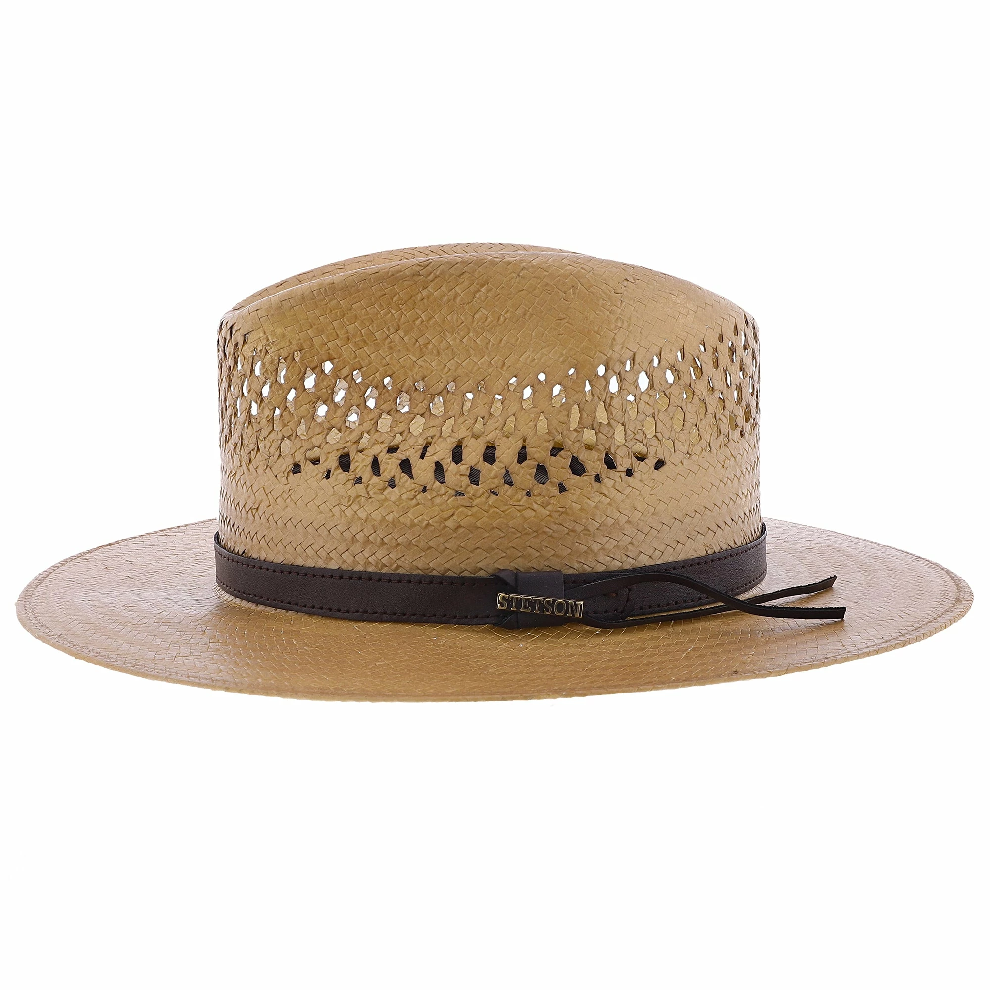 Peak View - Stetson Vented Shantung Straw Outdoor Hat - OSPKVW 6 Peak View - Stetson Vented Shantung Straw Outdoor Hat - OSPKVW - Image 4