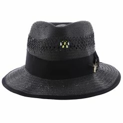 San Francisco - Stacy Adams Toyo Fedora Hat 31 San Francisco - Stacy Adams Toyo Fedora Hat -fashionablehats Sales Shop H SA664 BLACK 1