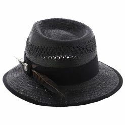 San Francisco - Stacy Adams Toyo Fedora Hat 33 San Francisco - Stacy Adams Toyo Fedora Hat -fashionablehats Sales Shop H SA664 BLACK 3