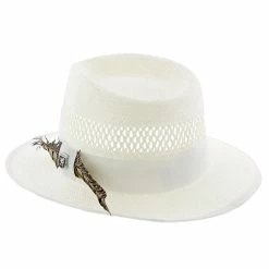 San Francisco - Stacy Adams Toyo Fedora Hat 26 San Francisco - Stacy Adams Toyo Fedora Hat -fashionablehats Sales Shop H SA664 WHITE 3