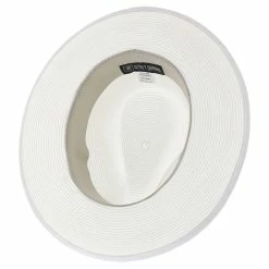 Stacy Adams Max Poly Braid Straw Fedora Hat -fashionablehats Sales Shop H SA691 WHITE 6