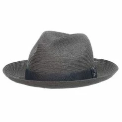 Avant Garde - Santana Natural Hemp Braid Straw Fedora Hat