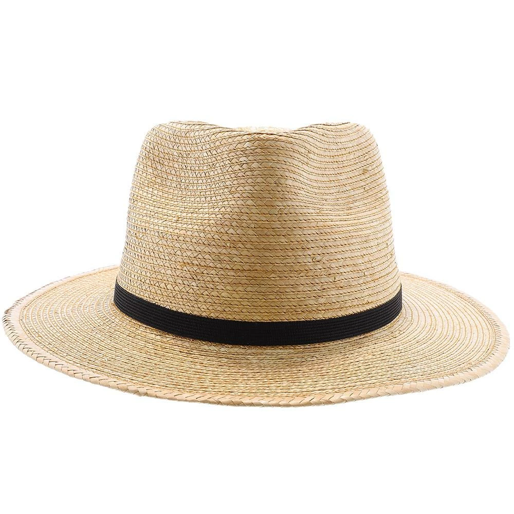 Oak Colored Tear Drop - Natural Hand Woven Guatemalan Palm Hat 10 Oak Colored Tear Drop - Natural Hand Woven Guatemalan Palm Hat - Image 8