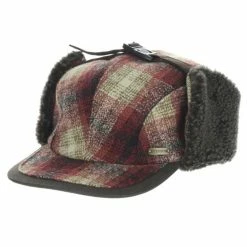 Waddy - Stetson Wool Blend Winter Cap W/ Ear Flaps -fashionablehats Sales Shop H STW410 BURG 0a