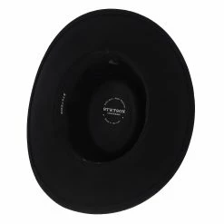 Black Hawk - Stetson Felt Gambler Hat - SWBKHK -fashionablehats Sales Shop H SWBKHK BLACK 6