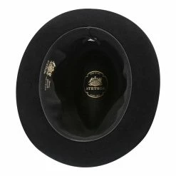 Stetson Keane Fur Felt Fedora Hat -fashionablehats Sales Shop H TFKEAN BLK 8d