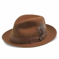 Stetson Keane Fur Felt Fedora Hat -fashionablehats Sales Shop H TFKEAN BS 5e