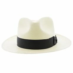 Adventurer - Stetson Shantung Straw Fedora Hat - TSADTR -fashionablehats Sales Shop H TSADTR 1