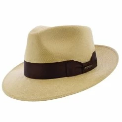 Adventurer - Stetson Shantung Straw Fedora Hat - TSADTR -fashionablehats Sales Shop H TSADTR BS 0