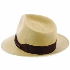 Adventurer - Stetson Shantung Straw Fedora Hat - TSADTR -fashionablehats Sales Shop H TSADTR BS 3