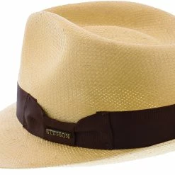 Adventurer - Stetson Shantung Straw Fedora Hat - TSADTR -fashionablehats Sales Shop H TSADTR BS 4 80b1b214 bdca 46ce a453 eda1768d482b