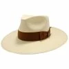 Atacama - Stetson Shantung Straw Fedora Hat -fashionablehats Sales Shop H TSATCM NAT 0a