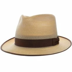 Inwood - Stetson Hemp Fedora Hat - TSINWDB -fashionablehats Sales Shop H TSINWDB NAT 1a