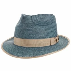 Inwood - Stetson Hemp Fedora Hat - TSINWDB -fashionablehats Sales Shop H TSINWDB TURQ 1a