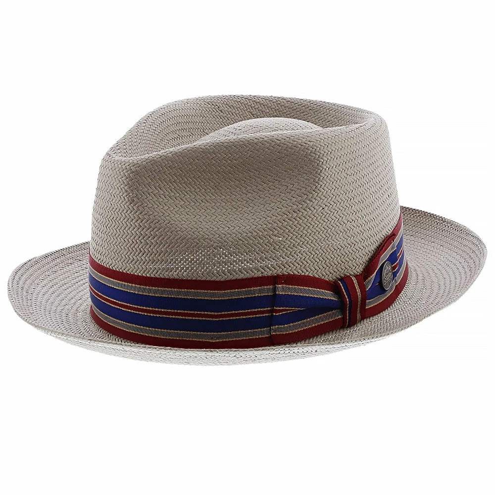 Rockport - Stetson Shantung Straw Fedora Hat 4 Rockport - Stetson Shantung Straw Fedora Hat - Image 2