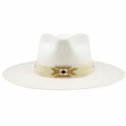 Sol - Stetson Shantung Straw Woven Hat Band 13 Sol - Stetson Shantung Straw Woven Hat Band -fashionablehats Sales Shop H TSSOLLBLEACH 1a