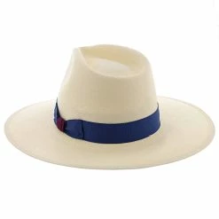 Santa Monica - Stetson Natural Wide Brim Shantung Straw Fedora Hat -fashionablehats Sales Shop H TSSTMOE NAT 5a