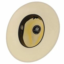 Santa Monica - Stetson Natural Wide Brim Shantung Straw Fedora Hat -fashionablehats Sales Shop H TSSTMOE NAT 6a