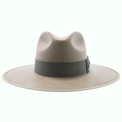 Tri-City - Stetson Shantung Straw Fedora Hat -fashionablehats Sales Shop H TSTCTY TAUPE 1a