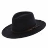 Bozeman (Earflaps) - Stetson Wool Felt Outdoor Hat -fashionablehats Sales Shop H TWBOZEE BLACK 0