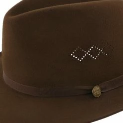 Stetson Macgyver Wool Felt Fedora Hat -fashionablehats Sales Shop H TWMCGY MINK 4a