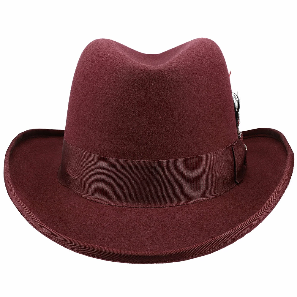 Dashing - Scala WF545 Wool Felt Homburg Hat 18 Dashing - Scala WF545 Wool Felt Homburg Hat - Image 16