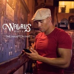 Hampton - Walrus Hats Sand Linen 8 Panel Newsboy Cap -fashionablehats Sales Shop H3002 TAN mo m3