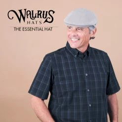 Essential - Walrus Hats Sage/Grey Polyester Ivy Cap 22 Essential - Walrus Hats Sage/Grey Polyester Ivy Cap -fashionablehats Sales Shop H3011 GRNGY mo m2