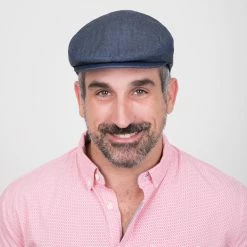 Blueprint - Walrus Hats Navy Cotton Ivy Cap -fashionablehats Sales Shop H3021 NAVY mo m1